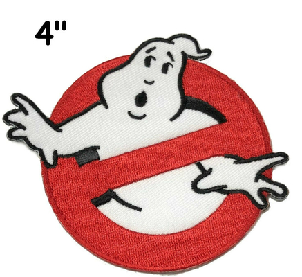 Ghostbusters No Ghosts Niestandardowa haftowana naszywka Naprasowanka / przyszywana odznaka Aplikacja z logo filmu