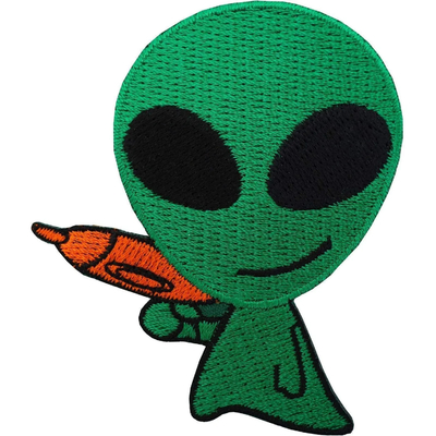 Alien Haftowane żelazko na plastry NASA Space UFO Marsjańska odznaka na kurtkę