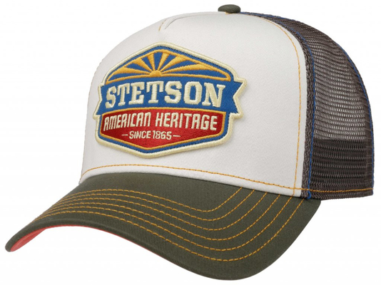 Czapka Stetson Trucker ze spranej bawełny Parki rozrywki Czapki projektantów American Heritage