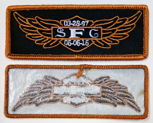 SFG Merrow Border Żelazne naszywki do haftu do jednolitej odzieży sportowej