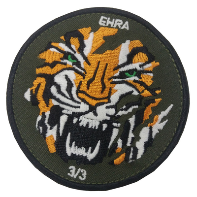 PMS Twill Haft Patch Badge Logo zwierząt Shrink Proof Iron On 12C