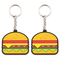 Miękki słodki burger breloczek z PVC 2D 3D upominek promocyjny Mini brelok do żywności