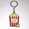 Wykonane na zamówienie Cartoon Popcorn Miękkie PCV Breloki Gumowe Spersonalizowane