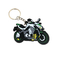 Gumowy breloczek motocyklowy 3D Niestandardowe logo na prezent promocyjny
