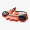 Spersonalizowany motocykl Gogoro Niestandardowe gumowe naszywki Magnes na lodówkę z PCV