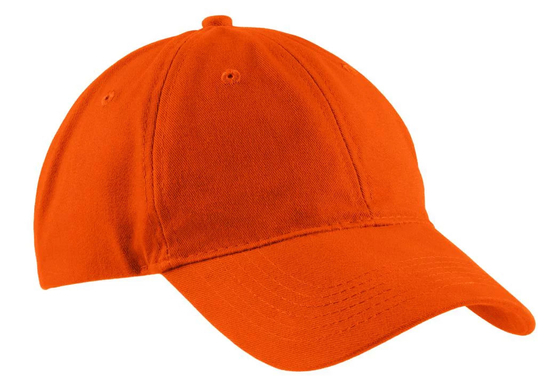 Jasno pomarańczowe sześć oczu Logo Baseball Caps Wyświetlony Sweatband bawełna