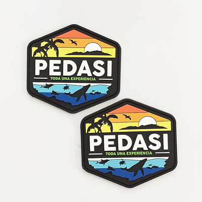 Ekologiczny wodoodporny plastry PVC Logo odzieży logo moralne plastry 4mm