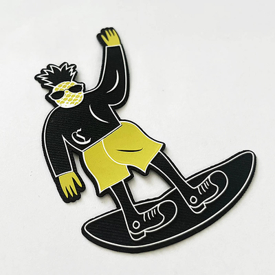 Ekologiczny wodoodporny plastry PVC Logo odzieży logo moralne plastry 4mm