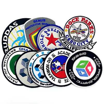 Niestandardowe wyświetlenie prasy cieplnej Cute Small Patch Iron On Hat Patches For Trucker Hat