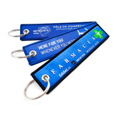 Tkanina niestandardowa Blank Motorcycle Embroidery Keychain Embroidered Anime Key Jet Tag dla samochodów i motocykli