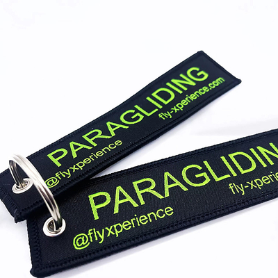 Tkanina niestandardowa Blank Motorcycle Embroidery Keychain Embroidered Anime Key Jet Tag dla samochodów i motocykli