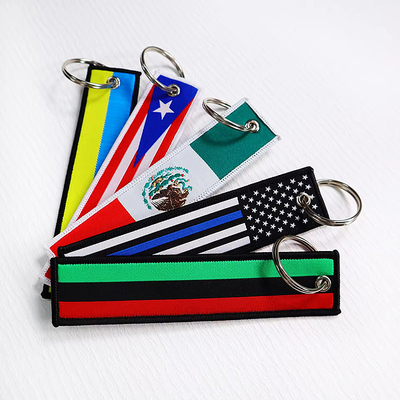 Fabryczny specjalnie zaprojektowany paska nadgarstka lanyard Custom Woven lub haftowany łańcuch do kluczy