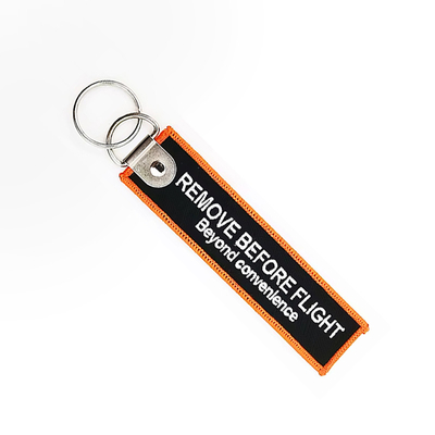 Logo na zamówienie Jet Tags Tkanina Drukowany Wyświetlony Pierścień Kluczyk Wyświetlony Łańcuch Kluczykowy