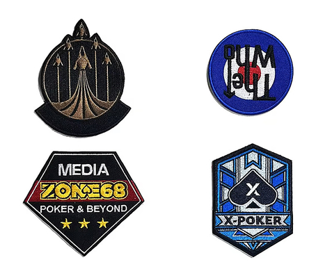 Prezenty Wykonane wzornictwo granic Patches Iron On Z dostosowaniem rozmiaru
