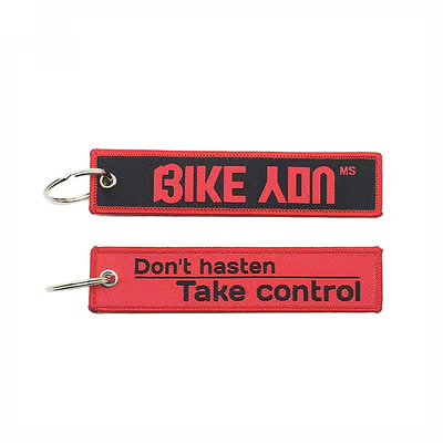 Personalized Woven Keychain Gift Jet Tags Accesory Key Rings Keychains For Luggage Bag