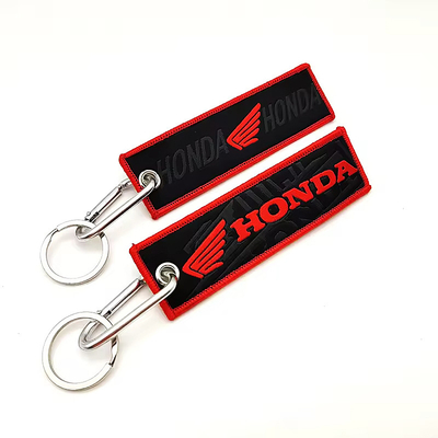 Personalized Woven Keychain Gift Jet Tags Accesory Key Rings Keychains For Luggage Bag