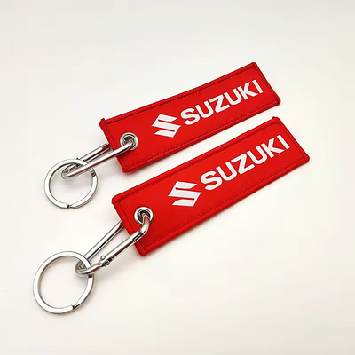 Personalized Woven Keychain Gift Jet Tags Accesory Key Rings Keychains For Luggage Bag