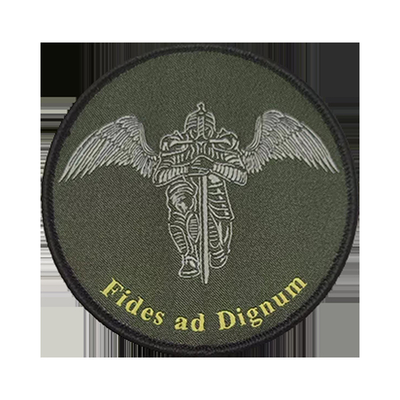 Custom Cool Morale Designer Kapelusz Tkanina Woven Badges Plastry na kurtki Kapelusze Ubrania