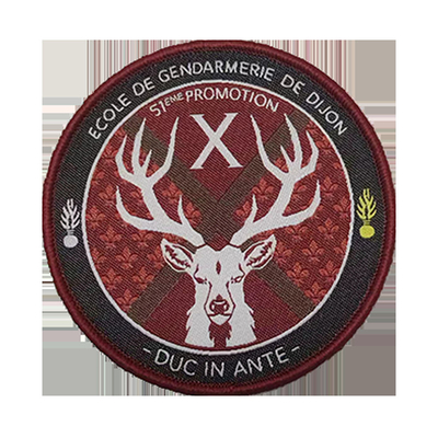 Custom Cool Morale Designer Kapelusz Tkanina Woven Badges Plastry na kurtki Kapelusze Ubrania