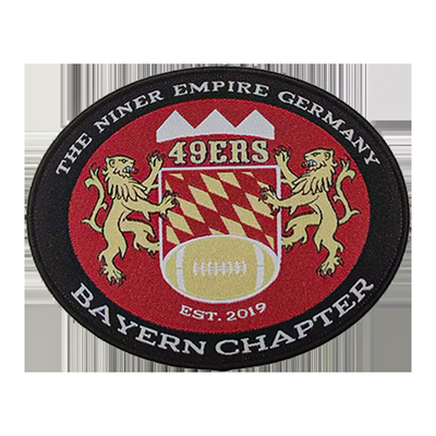 Custom Cool Morale Designer Kapelusz Tkanina Woven Badges Plastry na kurtki Kapelusze Ubrania