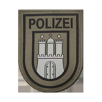 Etykiety odzieżowe Damask z niskim MOQ i zwiniętymi krawędziami