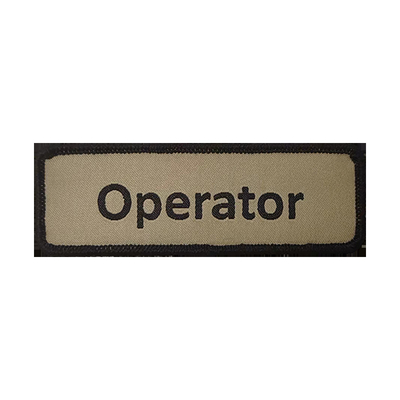 Luksusowy designerski kapelusz Odzież Woven Patch Adhesive Badge Tactical Patches Custom Logo Patch