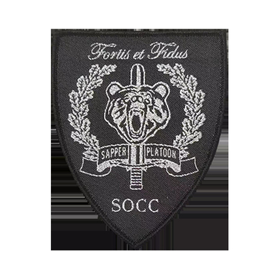 Luksusowy designerski kapelusz Odzież Woven Patch Adhesive Badge Tactical Patches Custom Logo Patch