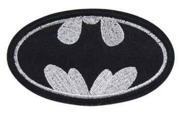 Haft żelazko na naszywka z aplikacją 4 &quot;BATMAN LOGO Heat Cut Border