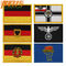 Międzynarodowe haftowane naszywki z flagą kraju na rzepy