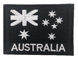 Wzór flagi Australii Laser Merrow Border naszywka z haftem na podkładzie z rzepem