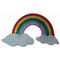 Poliester Tło 12C Kolor Niestandardowa łatka do haftu Rainbow Śliczne