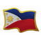 Naszywka do haftu z flagą Filipin Merrow w 9 kolorach