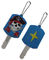 Wytłaczany PMS Kolorowy breloczek z PVC Naszyjnik z pereł Jedno / obie strony Logo 8C