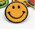 Chenille Smiley Face Patch - Żelazko na Chenille Patch Smile Fashion Patch - żółty