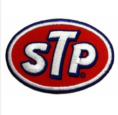 STP Sponsor Motorsport Racing Logo 2,5 &quot;x 3,6&quot; naszywane naprasowane na haftowanej łatce