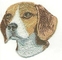 3 &quot;Beagle Dog Haft Patch Chenille Materiał 9 kolorów Merrowed Edge