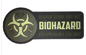 Biohazard Niestandardowe naszywki morale PVC Ekologiczne wytłoczone / wytłoczone logo 2D 3D