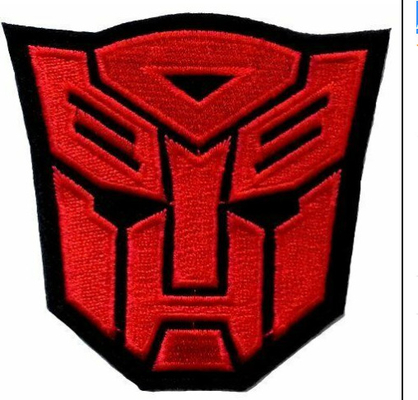 Merrow Border Haftowane logo Patch Transformers Red Autobot Movie Film Logo