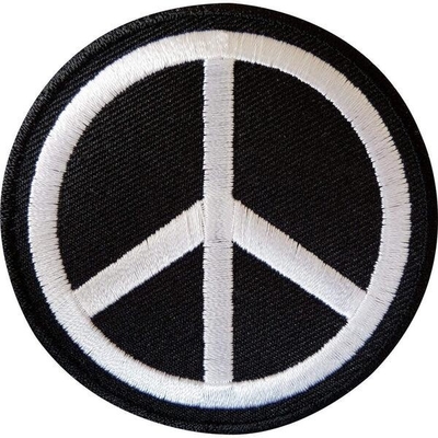 Peace And Love Haftowane tkaniny odznaki Rainbow Symbol znaku pokoju