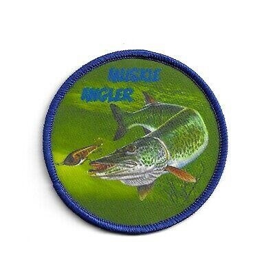 Walleye Fishing Dye Sublimation Patch Niestandardowy rozmiar Plastikowy podkład