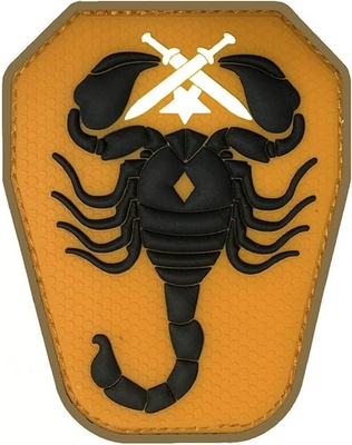 Morale pcv gumowe naszywki niestandardowa łatka taktyczna wojskowa Scorpion