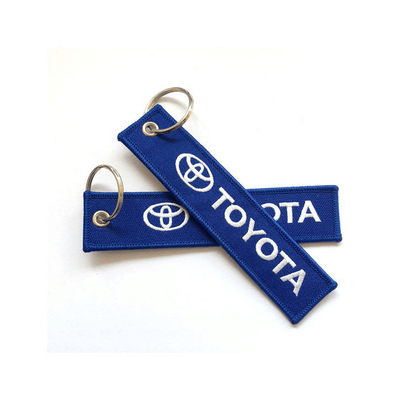 Toyota Custom Keychain Broderia Podwójna Strona Prezent Samochodowy Custom Logo Broderia Kluczówka