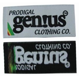Logo marki Spersonalizowane etykiety tkane Haftowane etykiety odzieżowe Ekologiczne