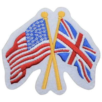 Naszywka na naszywce Wielkiej Brytanii USA i GB United UK Badge 3,25''