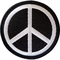 Peace And Love Haftowane tkaniny odznaki Rainbow Symbol znaku pokoju