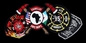 Haftowane naszywki straży pożarnej Niestandardowe logo wykonane z żelaza na plecach