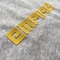 Odzież prostokątna CMYK Niestandardowe etykiety transferu ciepła z ekologicznym atramentem druku