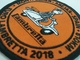 Twill Tłoczone żelazko na łacie do haftu 12C 3d odznaki Merrow Border