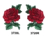 Czerwona Róża Kwiat Hafty Sew Patch Niestandardowy kolor Pantone na ubrania
